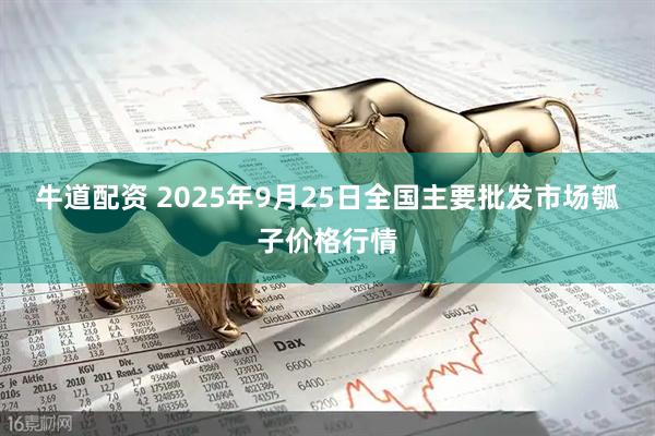 牛道配资 2025年9月25日全国主要批发市场瓠子价格行情